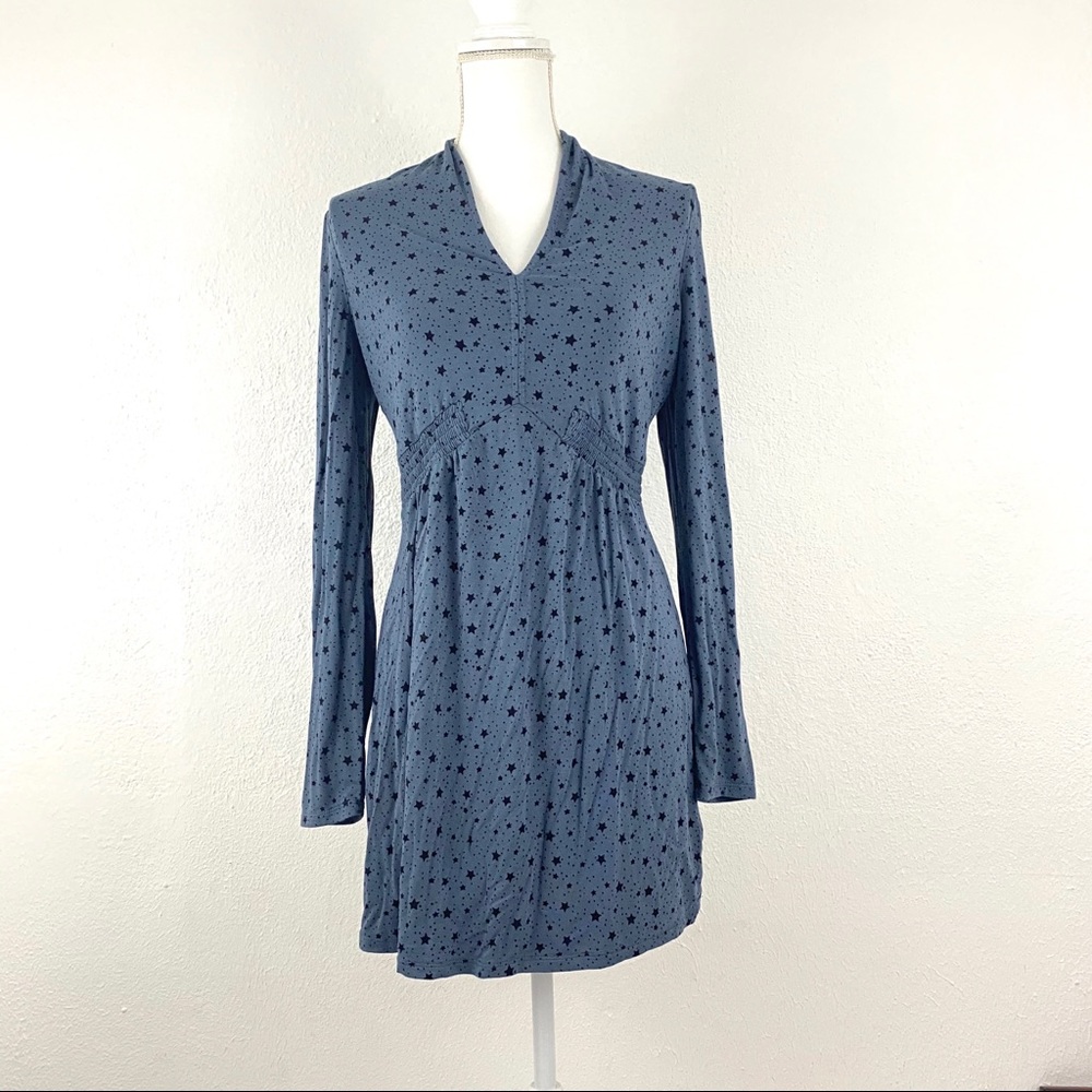 Boden US 8 Dress Stars V-Neck Casual Midi
